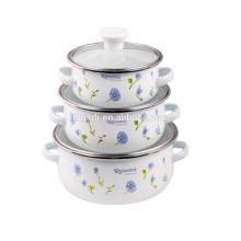 Enamel pot set ,enamel cookware 3pcs Enamel Casserole Sets
Enamel pot set ,enamel cookware 3pcs Enamel Casserole Sets